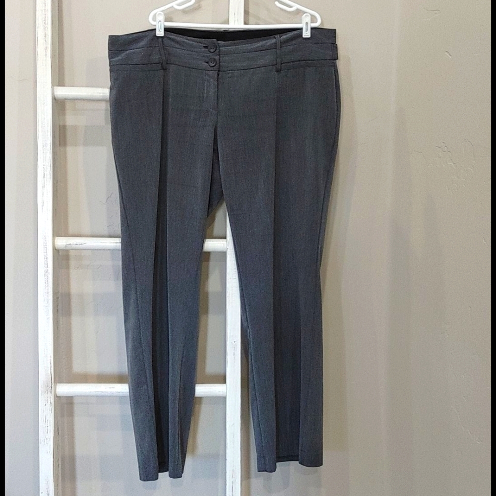 Grey long dress pant